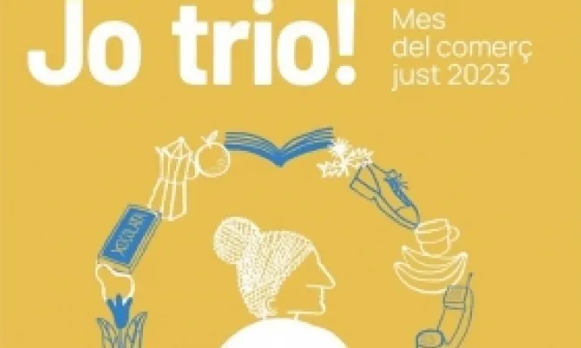 Fragment del cartell oficial de l'activitat 'Jo trio!'. Font: Ateneu Cooperatiu Terres Gironines