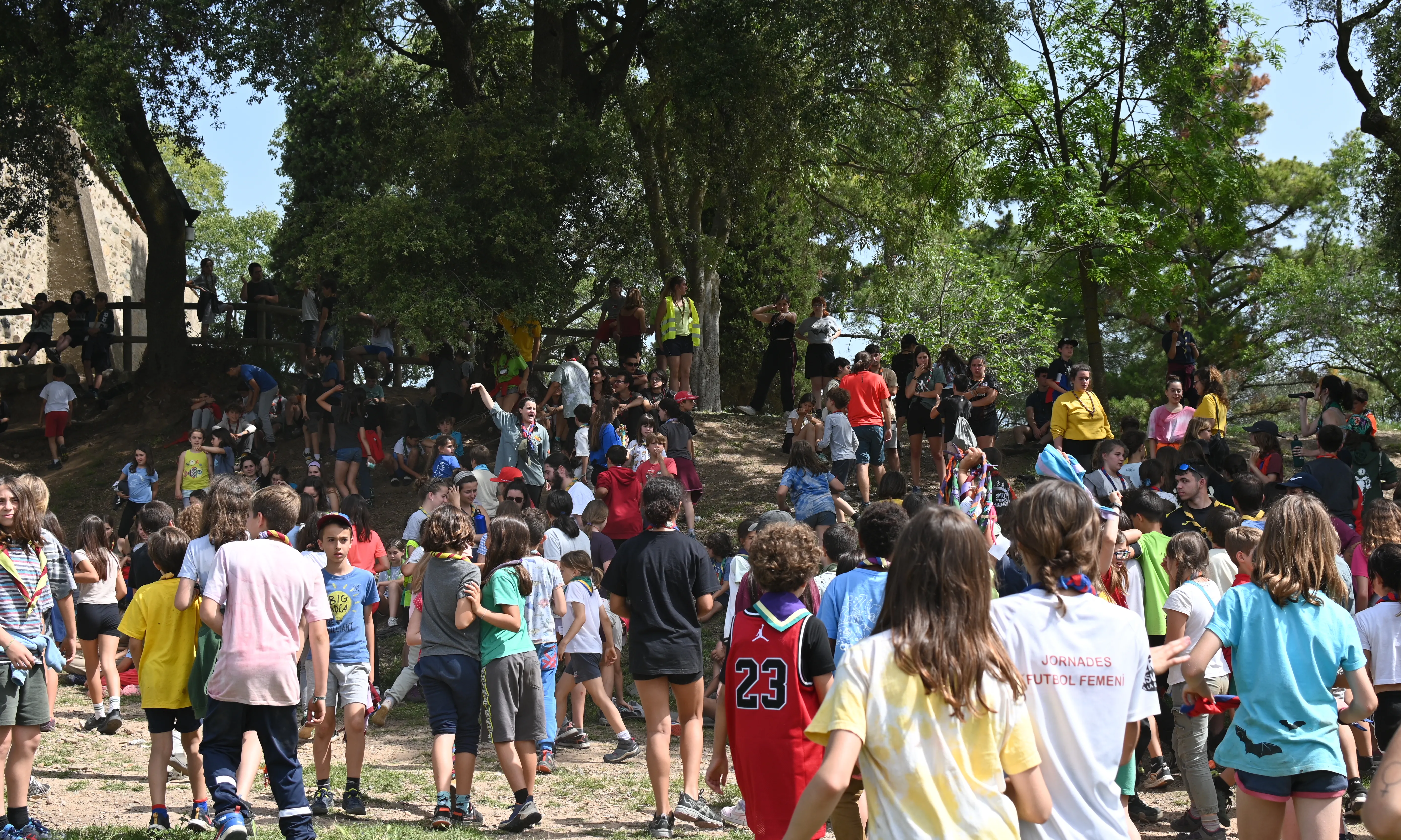 La macrotrobada ha reunit 500 infants d'entre 9 i 12 anys, que formen part de 43 agrupaments escoltes d'arreu del territori.