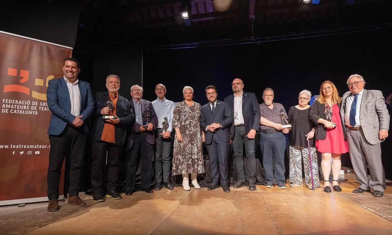 L'acte central de La Mostra va servir per entregar els Premis Arlequí, guardons que atorga la FGATC.