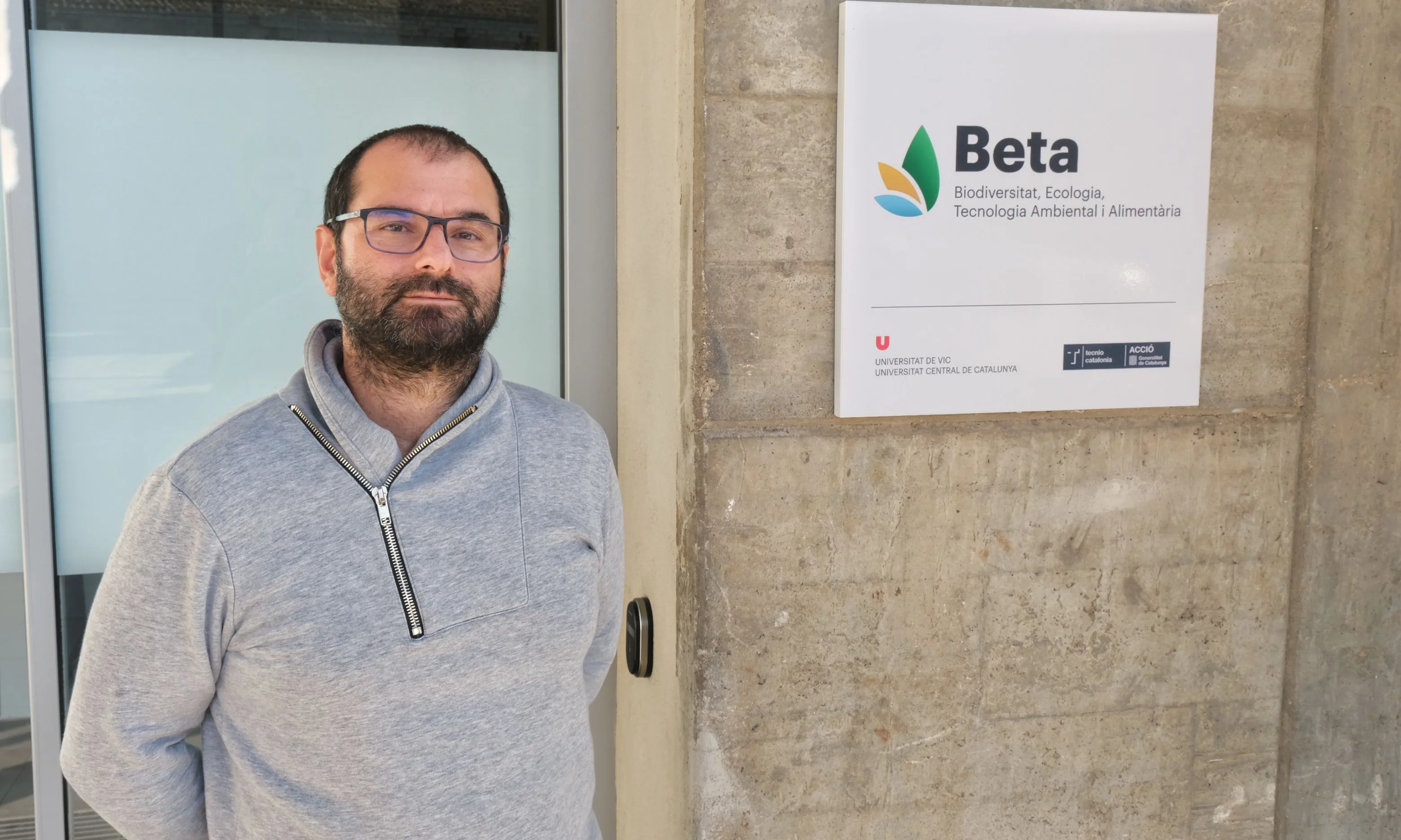 Lorenzo Proia és cap de la Unitat d'Ecologia Aplicada i Canvi Global al Centre Tecnològic BETA. Font: UVic-UCC.