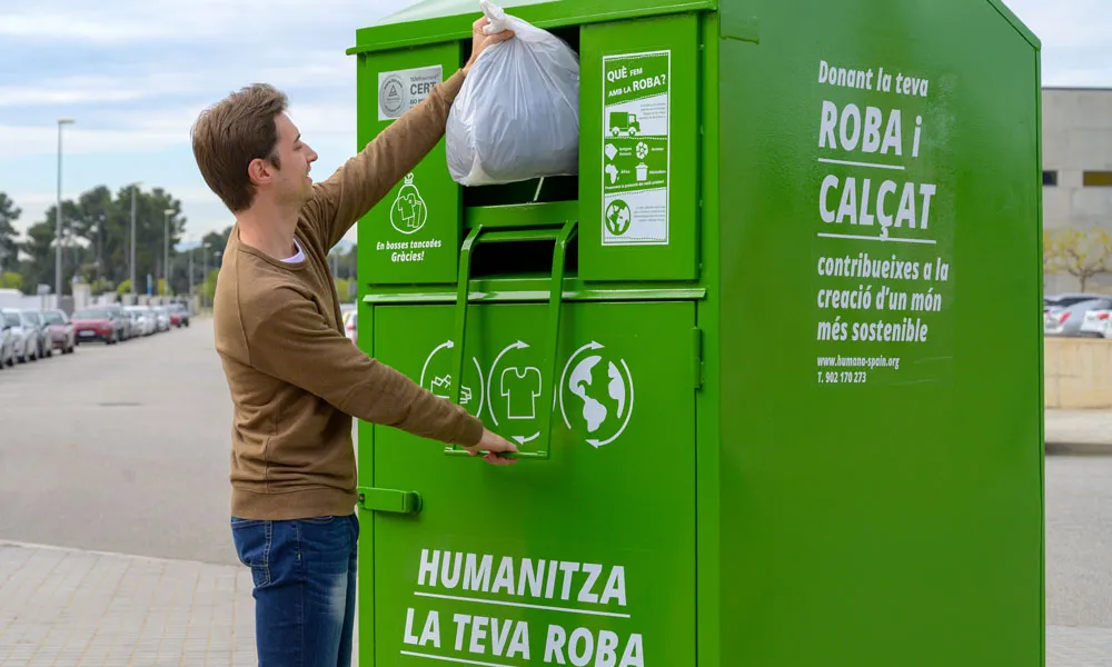 Un contenidor Humana. 