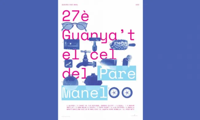 Cartell del 27è Guanya't el cel. Font: Fundació Pare Manel