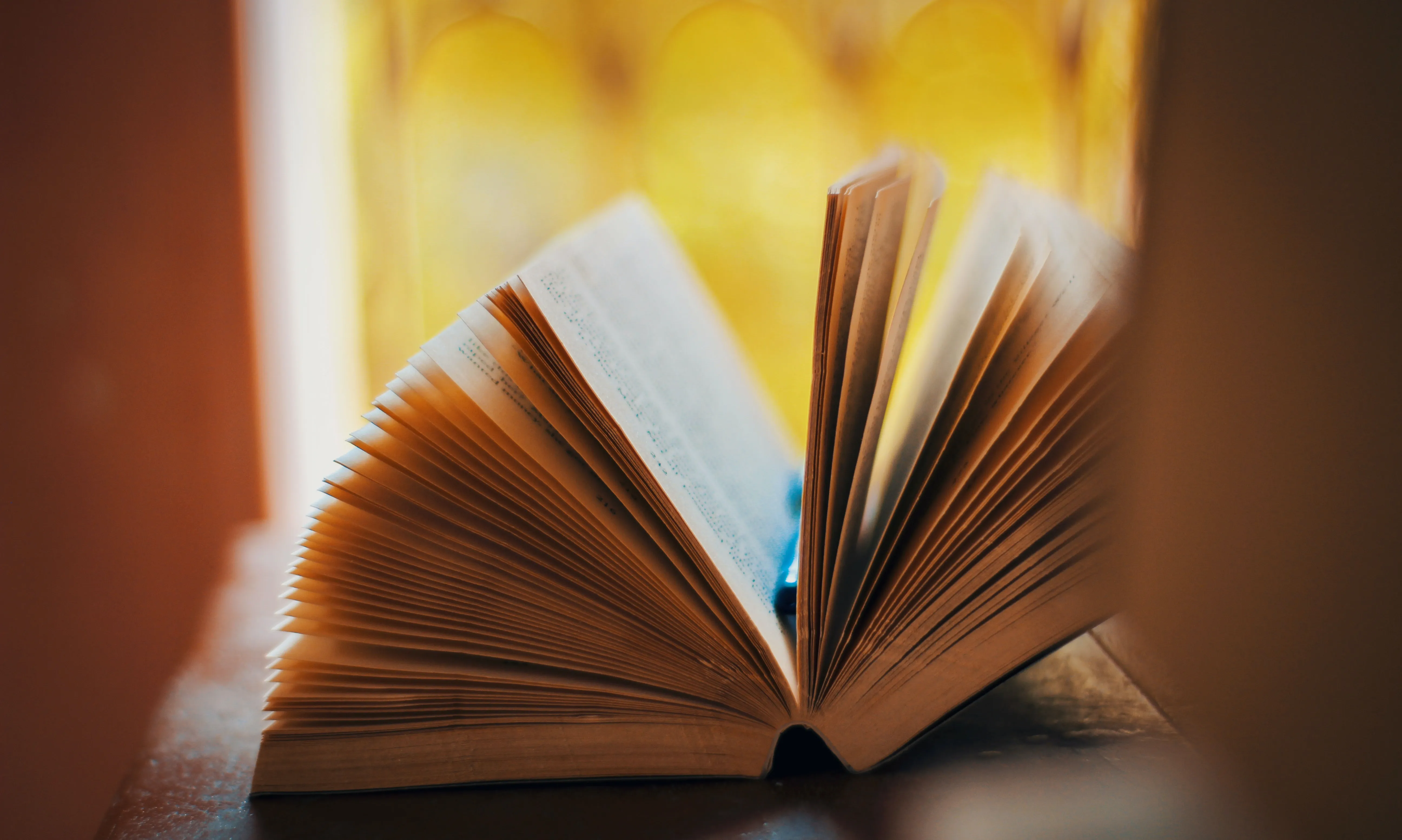 Llibre amb les pàgines obertes. Font: Pexels - Sumit Mathur