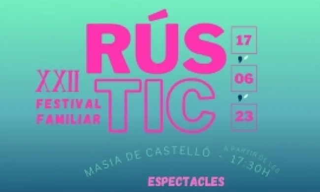 Fragment del cartell oficial de la Rústic Festa. Font: Associació Masia de Castelló 