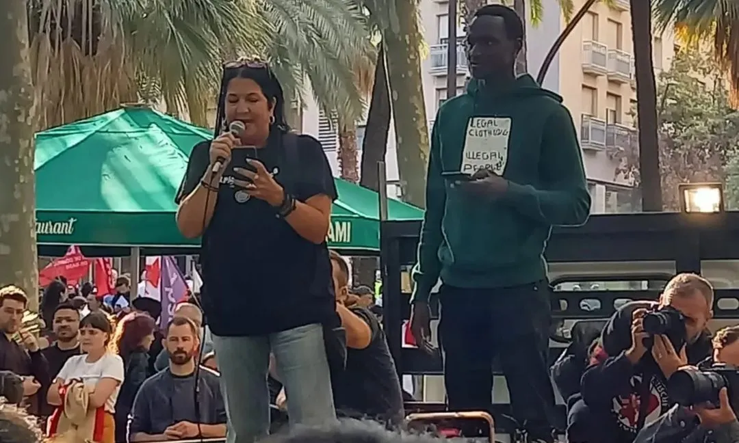 El Lamine Sarr és membre del sindicat manter de Barcelona i un dels portaveus de la ILP que impulsa la plataforma Esenciales.