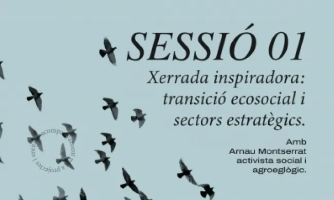 La formació aporta els punts clau que han de tenir en compte les empreses d'economia social i solidària per fer front a la transició ecosocial. Font: Ateneu Cooperatiu del Vallès Occidental.