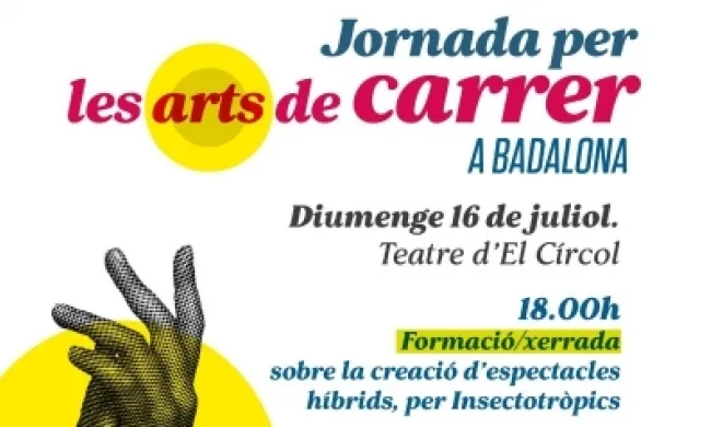 Fragment del cartell oficial de la jornada per les arts de carrer. Font: El Círcol