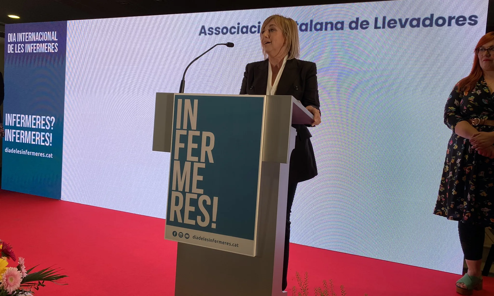 La Maria Victòria Cambredó és presidenta de l'Associació Catalana de Llevadores.