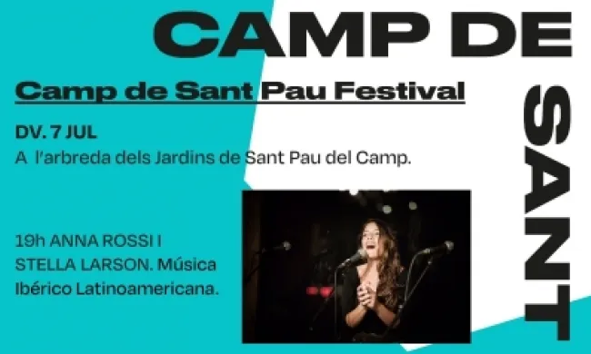 Cartell promocional del Festival. Font: Camp de Sant Pau