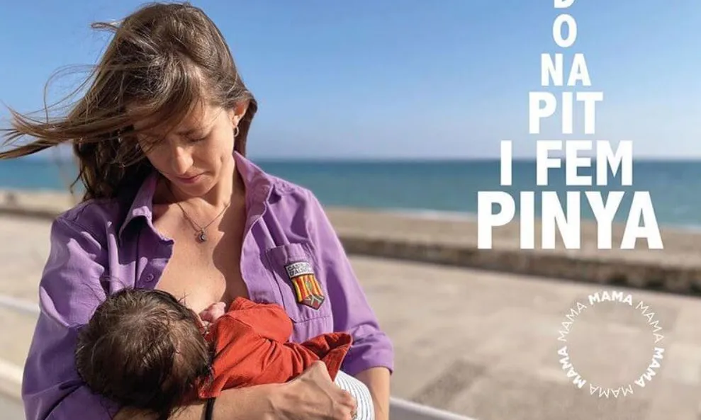 Les dones castelleres van ser protagonistes l'any 2021 de la campanya per fomentar la donació de llet materna.