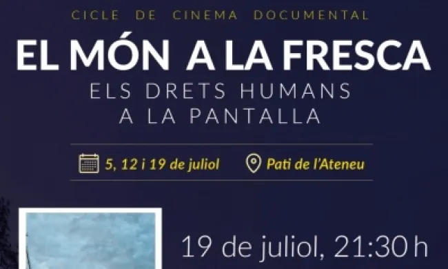 Fragment del cartell oficial del cicle 'Món a la fresca'. Font: Ateneu Santcugatenc