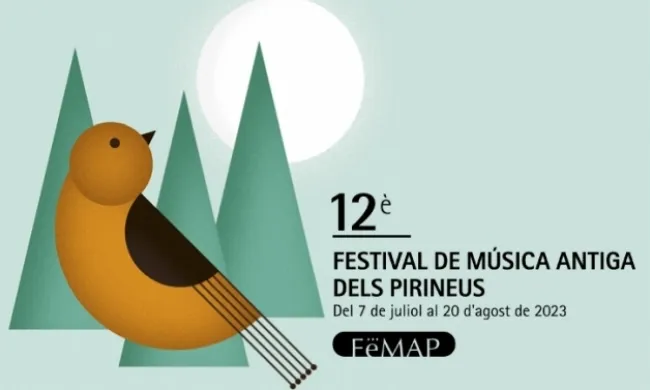 Cartell 12è Festival de Música Antiga dels Pirineus. Font: FeMAP