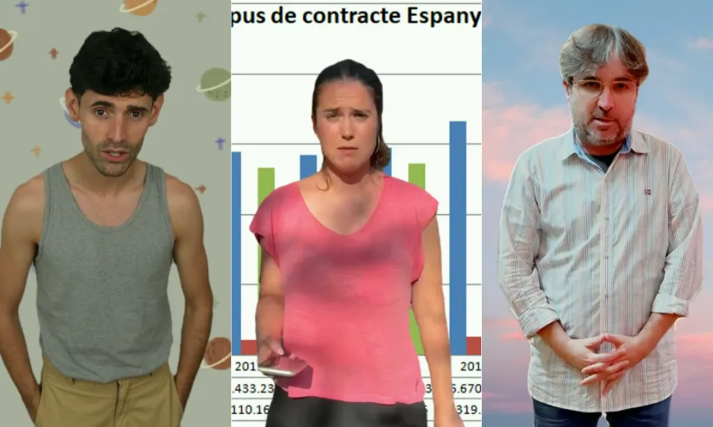 Algunes de les personalitats participants en el vídeo de la campanya #QueNoTenganyin. Font: Federació d'Entitats Catalanes d'Acció Social.