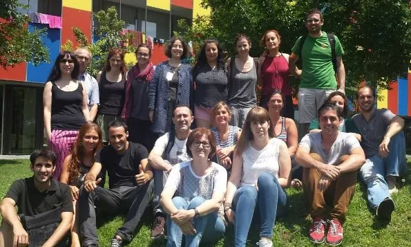 Una de les trobades de l'equip de Xarxanet durant l'època en què el Rubén Escobar formava part del projecte.