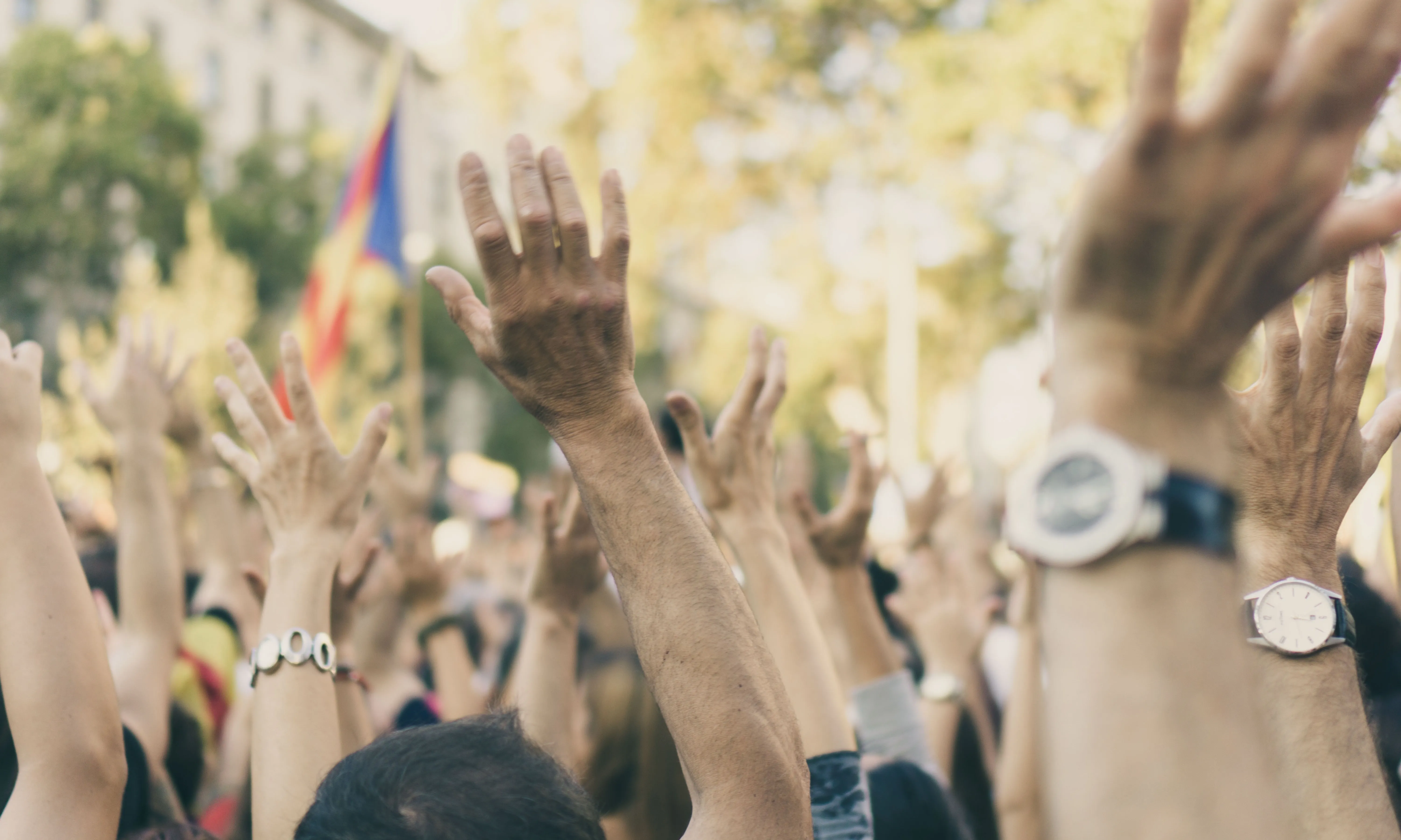 L'ACN, Òmnium Cultural i l'AMI han convocat una manifestació centralitzada a Barcelona.