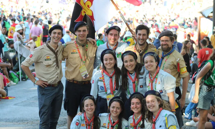 Voluntaris de Guies i Scouts d'Europa a la JMJ