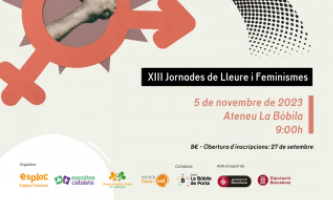 Cartell de les XIII Jornades de Lleure i Feminismes. Font: Escola Lliure el Sol