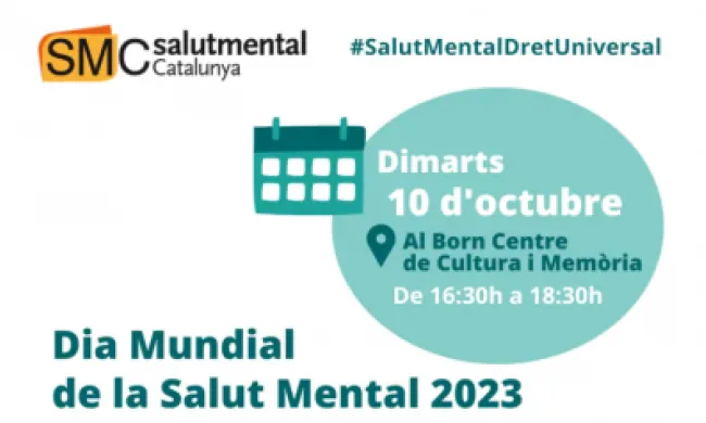 L'objectiu de la jornada és conscienciar i trencar amb l'estigma de la salut mental. Font: Salut Mental Catalunya.