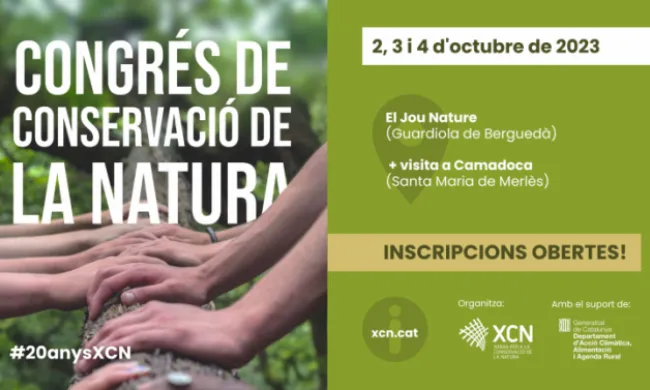 El Congrés de Conservació de la Natura està organitzat per la Xarxa per a la Conservació de la Natura (XCN). Font: XCN