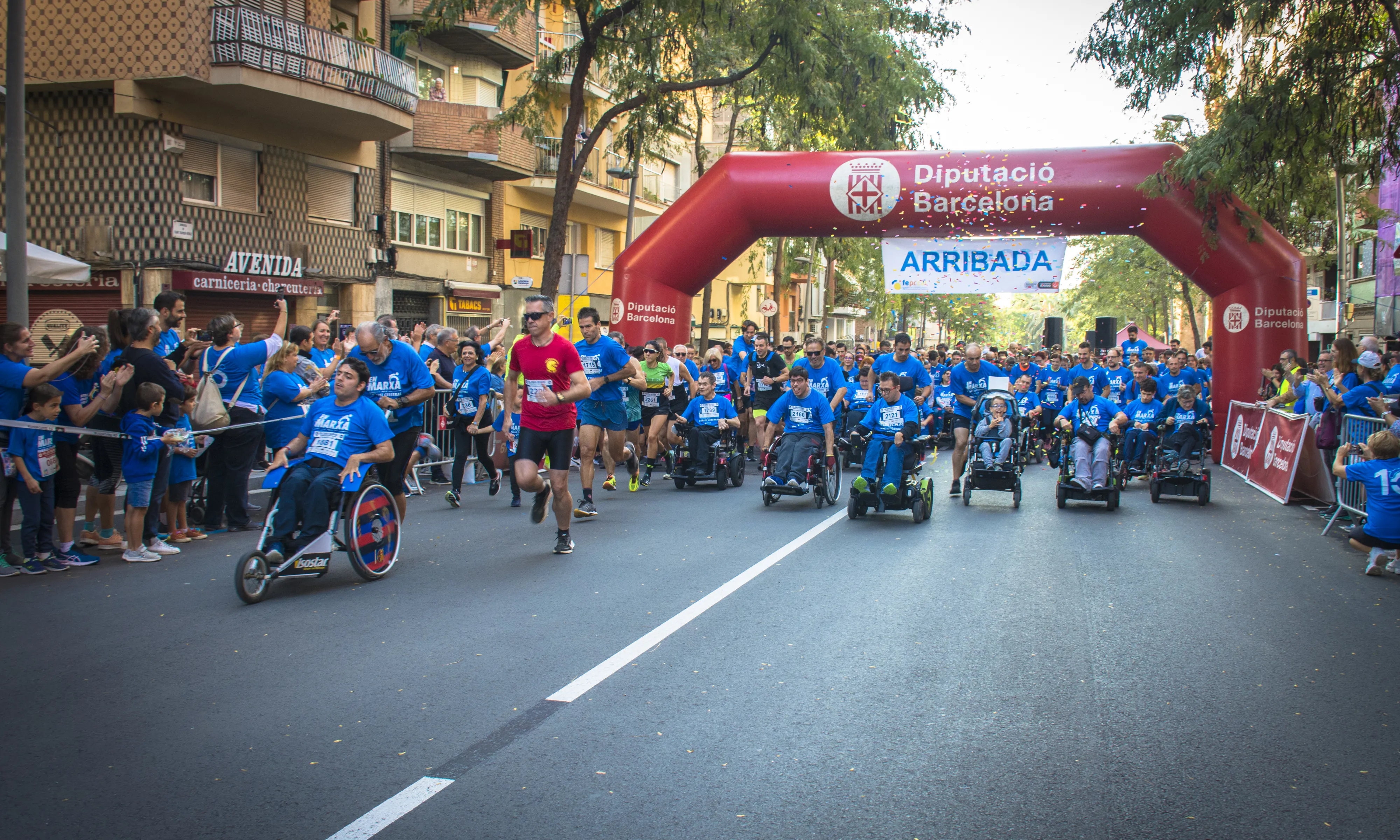 La cursa és una iniciativa promoguda per la Federació de la Paràlisi Cerebral i de la Pluridiscapacitat de Catalunya (FEPCCAT). Font: FEPCCAT.