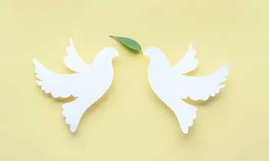 El Dia Internacional per la Pau es commemora cada 21 de setembre. Font: Canva.