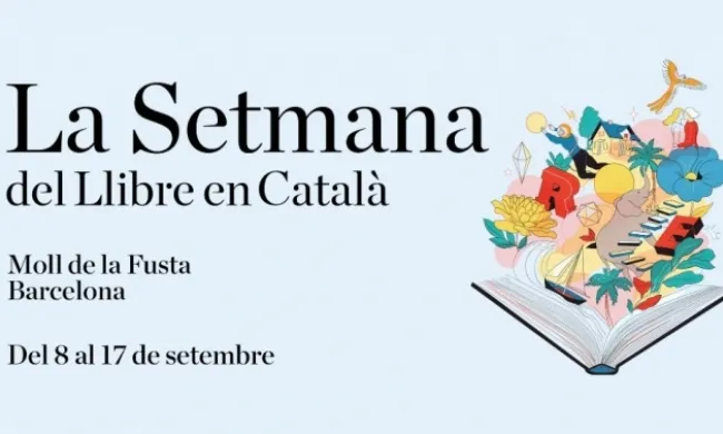 Cartell 41a Setmana del Llibre en Català. Font: Setmana del Llibre en Català