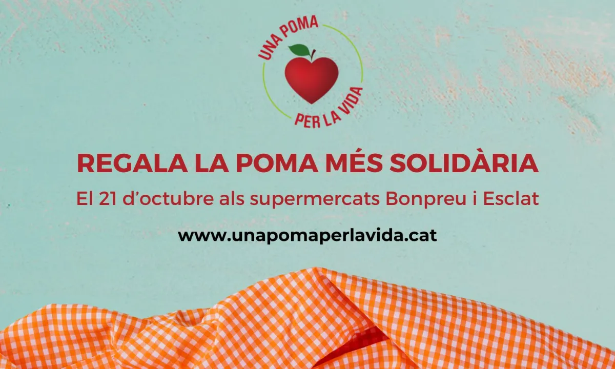 Cartell que anuncia la campanya que recull fons per als serveis que ofereix la Fundació Esclerosi Múltiple.