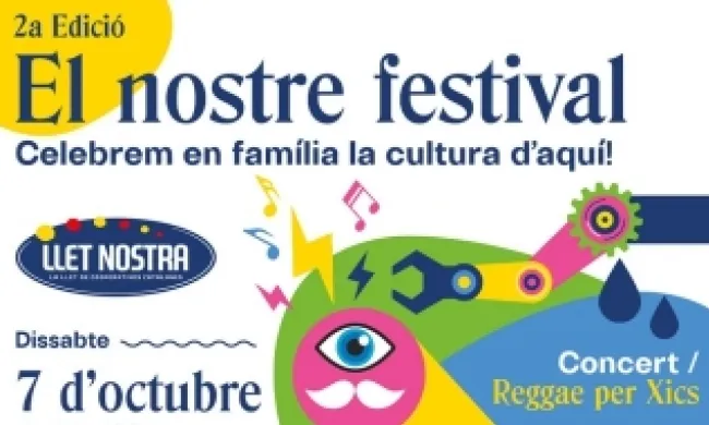 Fragment del cartell oficial del Nostre Festival. Font: Llet Nostra