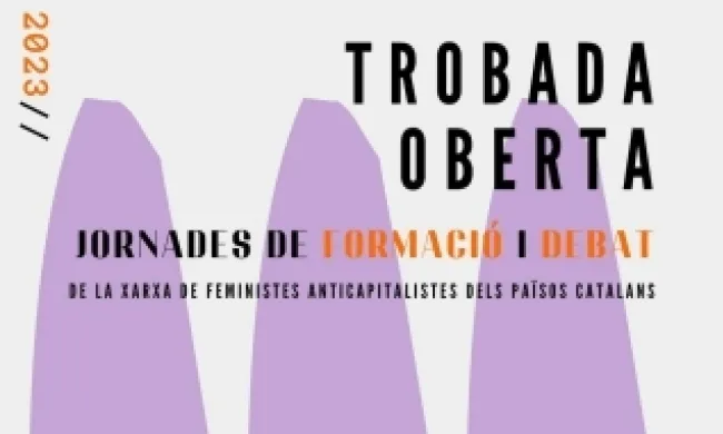 Fragment del cartell oficial de les jornades de formació i debat. Font: Magranes Assemblea Feminista