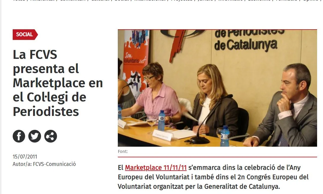 El portal Social de Xarxanet va ser ben acollit per les entitats que van veure com els seus actes arribaven a més gent.