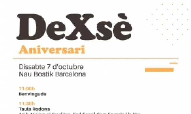 Cartell de l'acte pel desè aniversari de la Xarxa per la sobirania energètica. Font: Xse