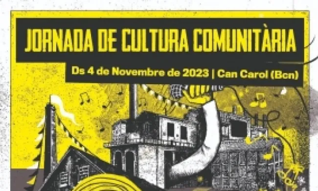 Cartell de la 'Jornada de Cultura Comunitària de la XES'. Font:  Xarxa d'Economia Solidària de Catalunya