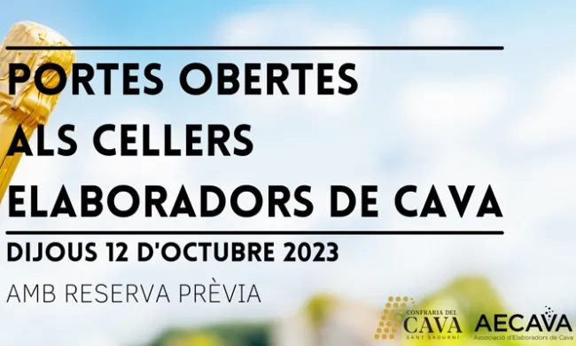 Torna la Jornada de Portes Obertes als cellers elaboradors de Cava