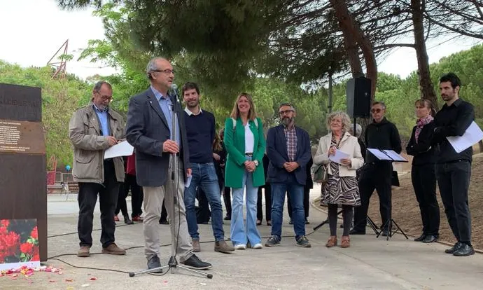 Acte d'homenatge als deportats de Sant Feliu de Llobregat.