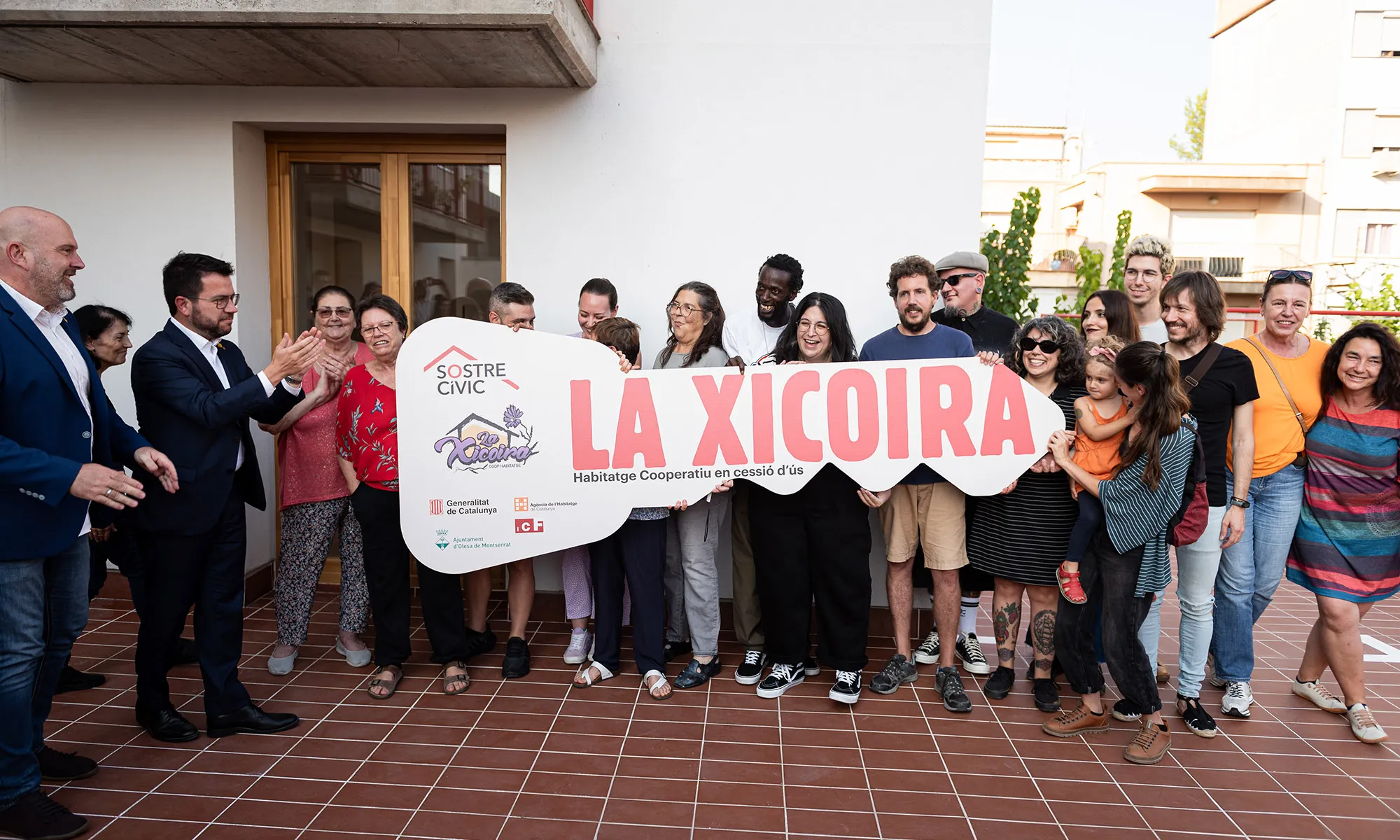 Habitatge Cooperatiu La Xicoira a Olesa de Montserrat.