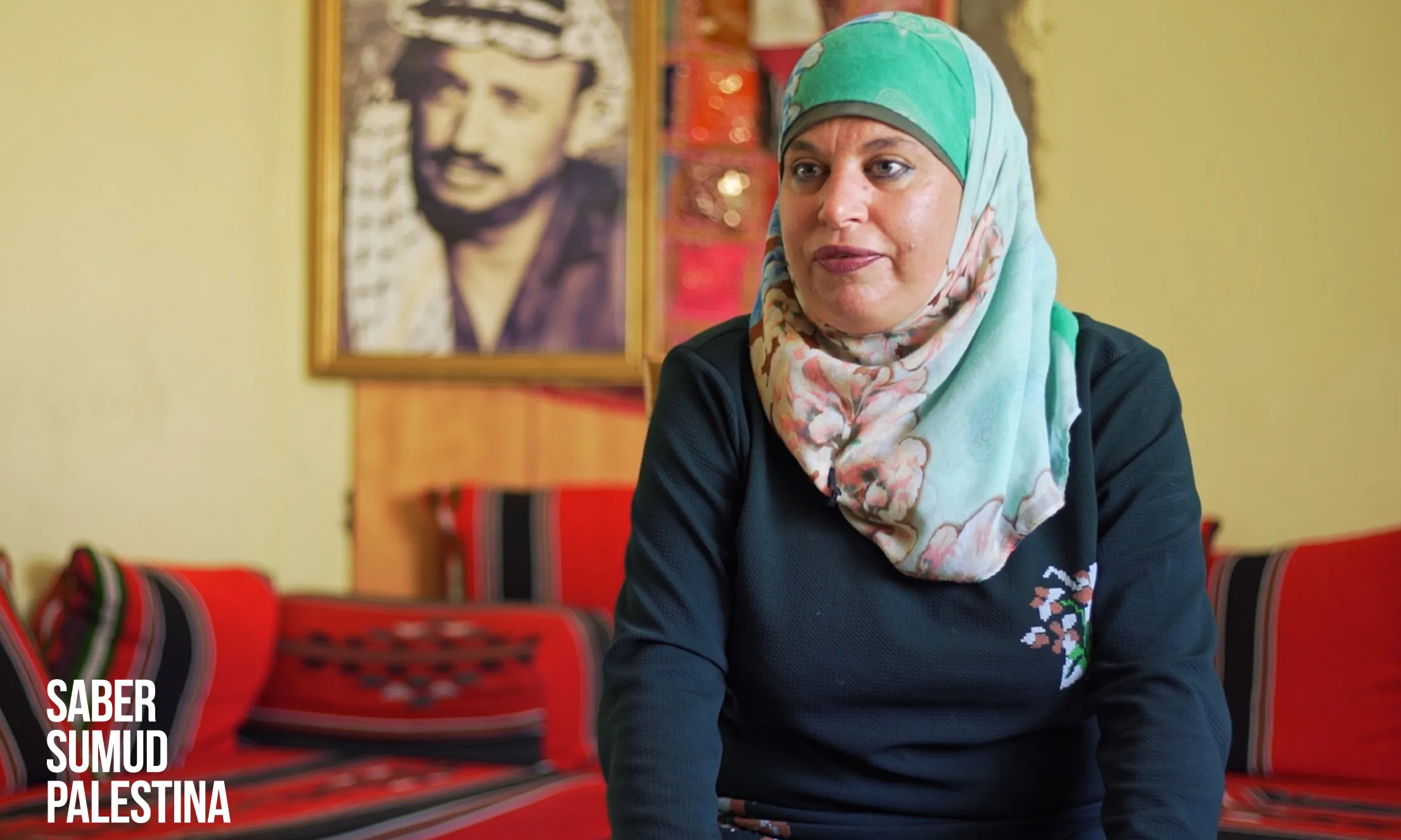 Imatge d'una de les escenes del documental 'Saber Sumud Palestina'.