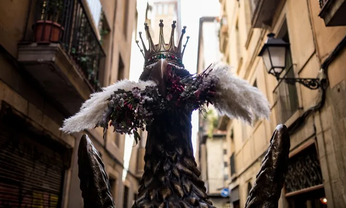 L'Àliga és la màxima representant del bestiari festiu de la ciutat de Barcelona.