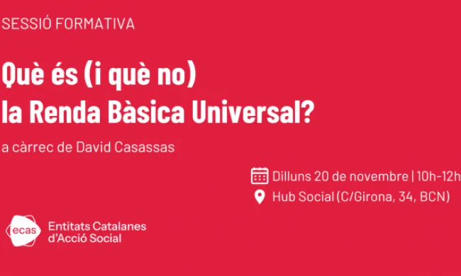 La idea és que la Renda Bàsica Universal (RBU) sigui una assignació monetària individual (per a la persona, no la llar), universal (per a tots els ciutadans i ciutadanes) i incondicional (independent de tota condició o requisit). Font: ECAS