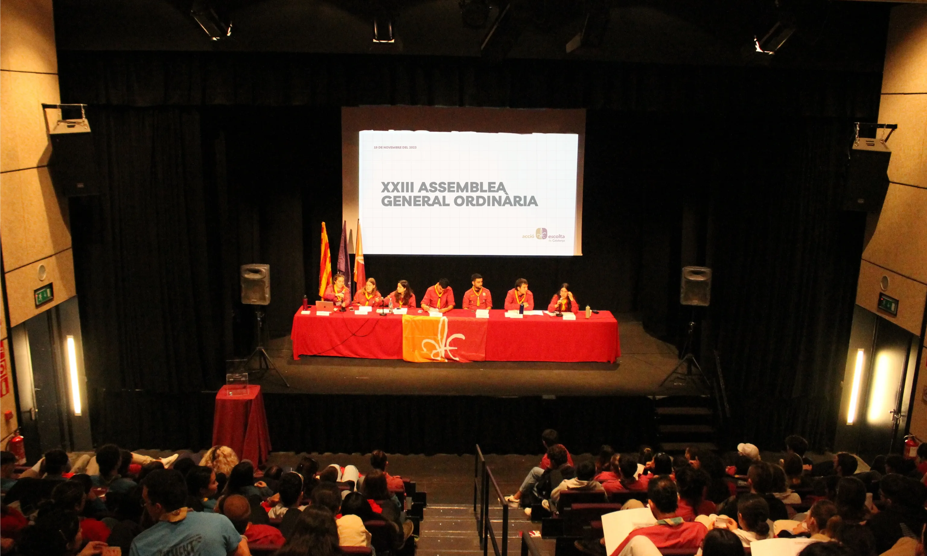  Acció Escolta de Catalunya va iniciar la seva trajectòria al gener del 2002, emergint de la unió de dues organitzacions escoltes catalanes, concretament, Germanor Escolta de Catalunya i Scouts de Catalunya.
