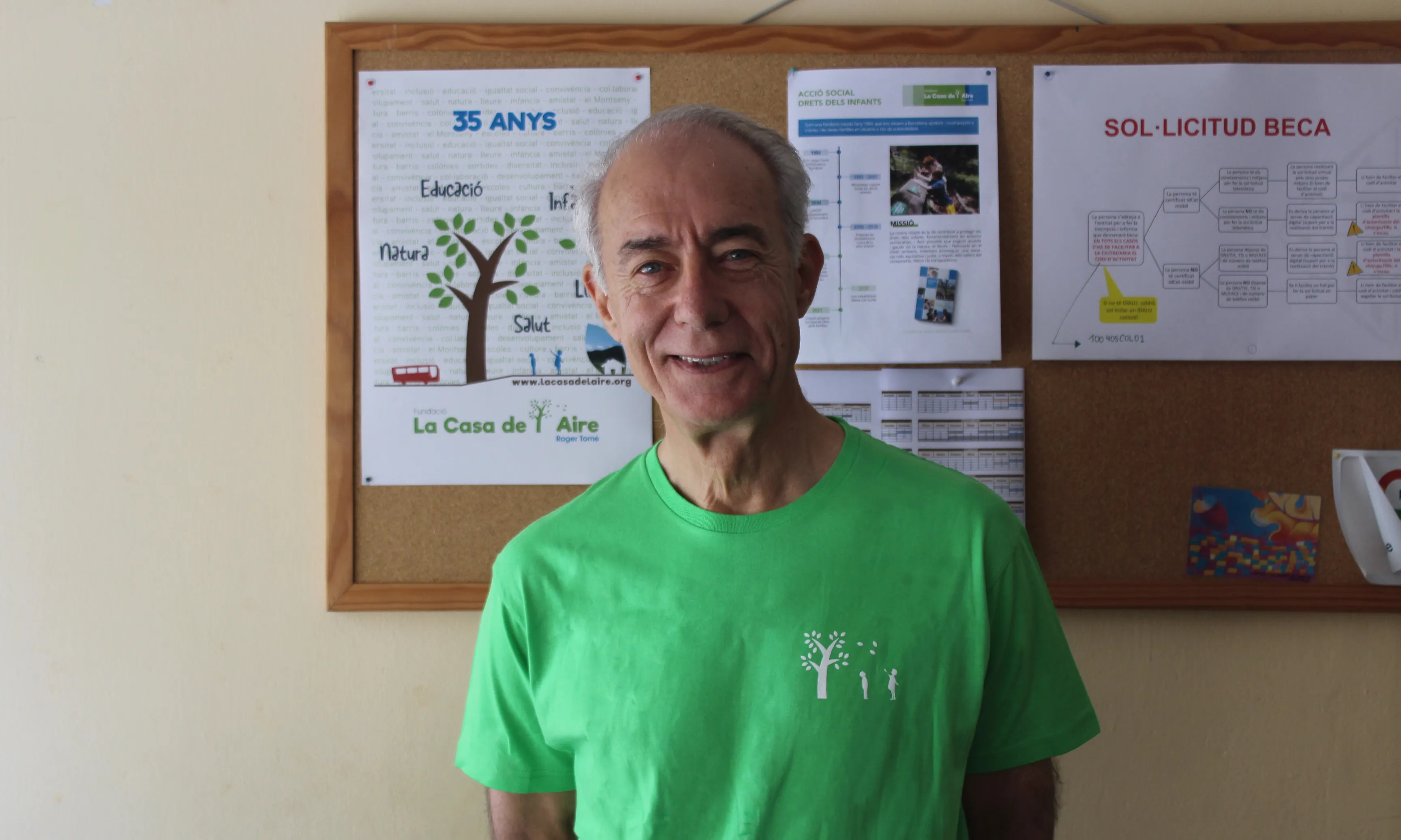 Ramon Vila, president de la Fundació La Casa de l'Aire Roger Torné.