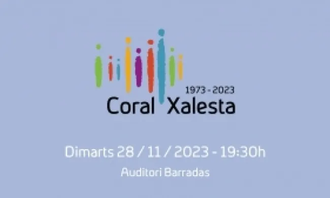 Fragment del cartell oficial de la taula rodona 'Música i pau'. Font: Coral Xalesta