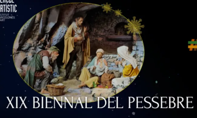 Fragment del cartell oficial de la XIX Biennal del Pessebre Català. Font: Federació Catalana de Pessebristes