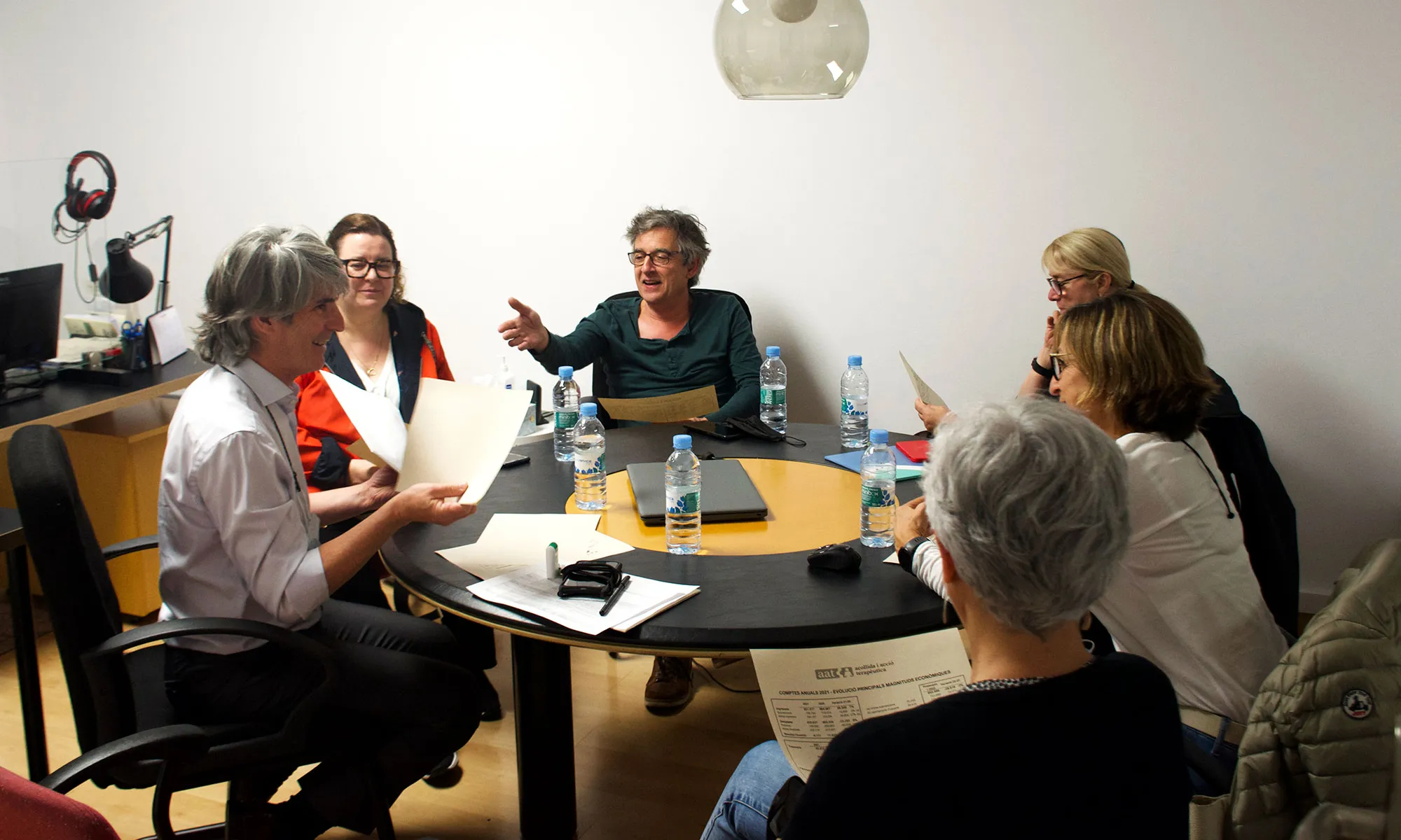 Reunió de la junta rectora de l'ATT, que enguany celebra quaranta-dos anys.