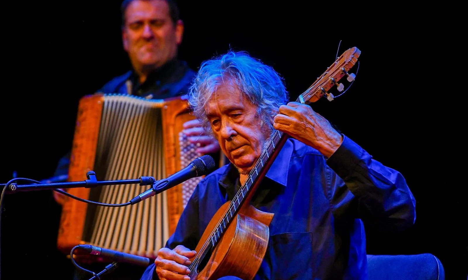Paco Ibáñez al concert inaugural del Festival Accents 2023.