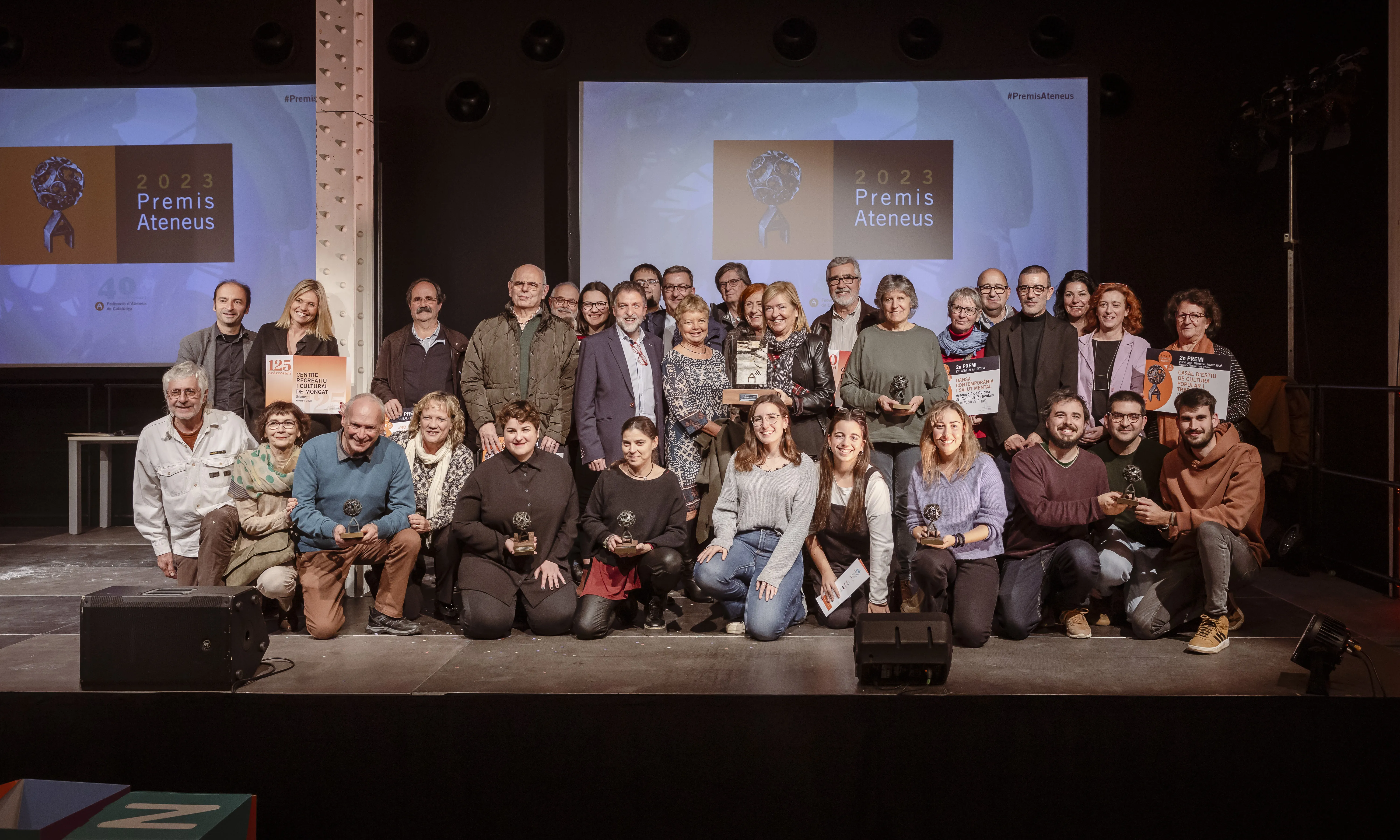 Tots els premiats dels Premis Ateneus 2023 