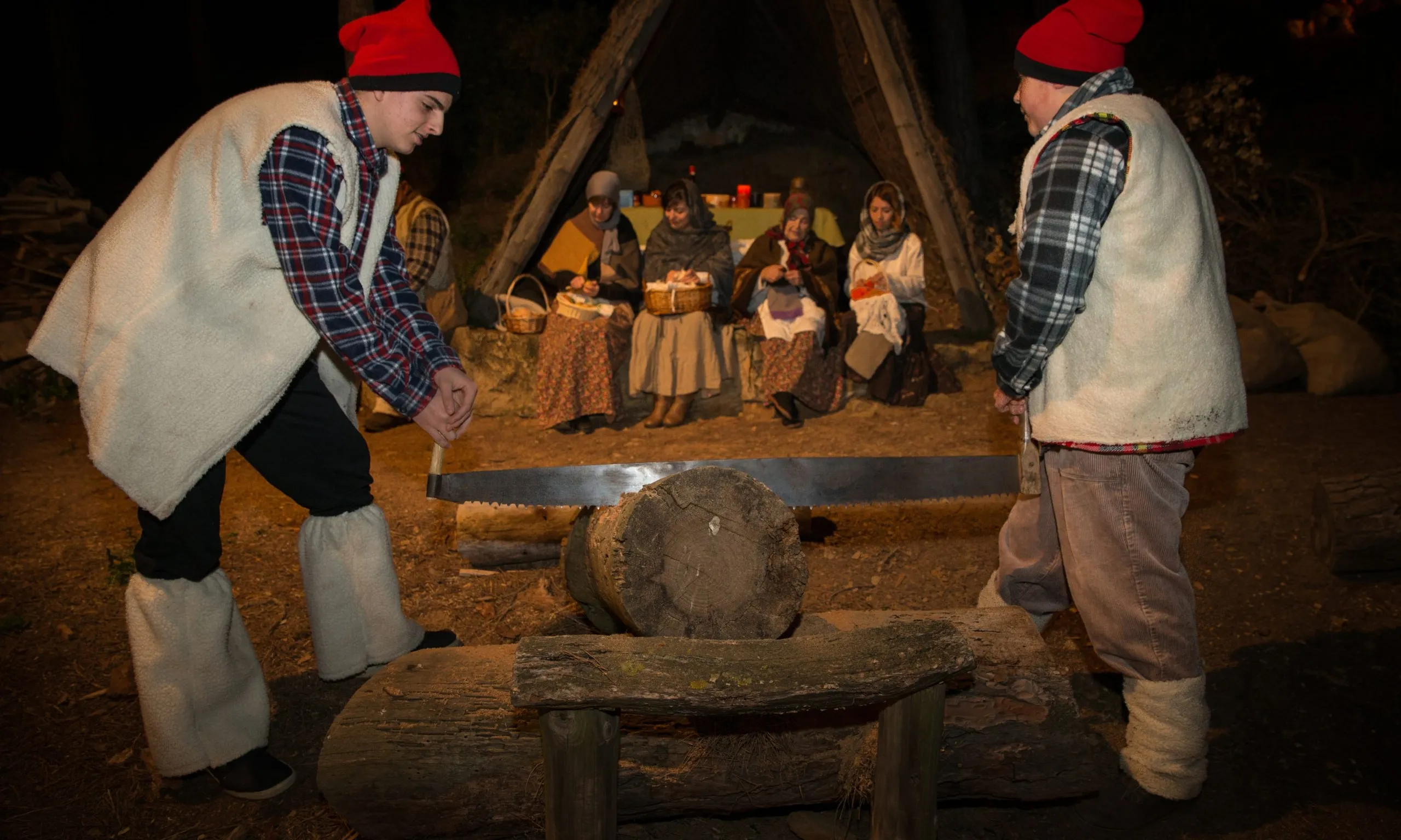 Els pessebres vivents són una tradició arrelada a Catalunya.