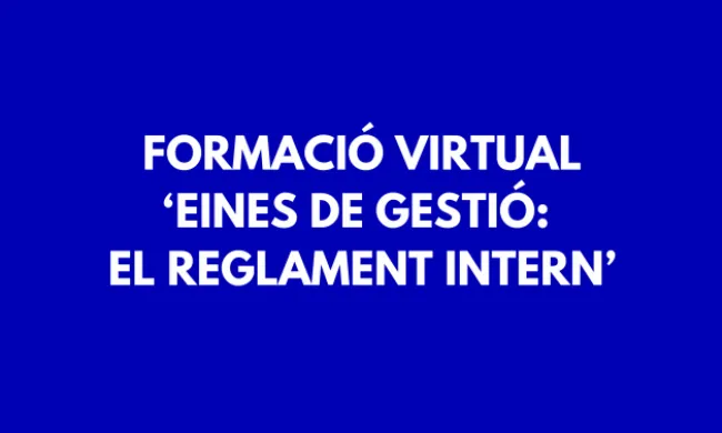 Formació en línea per a cooperativistes. Font: Suport Tercer Sector.