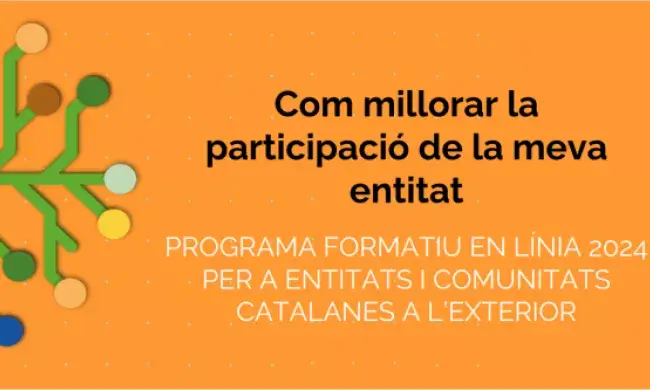 Cartell del curs 'Com millorar la participació interna de la meva entitat'.