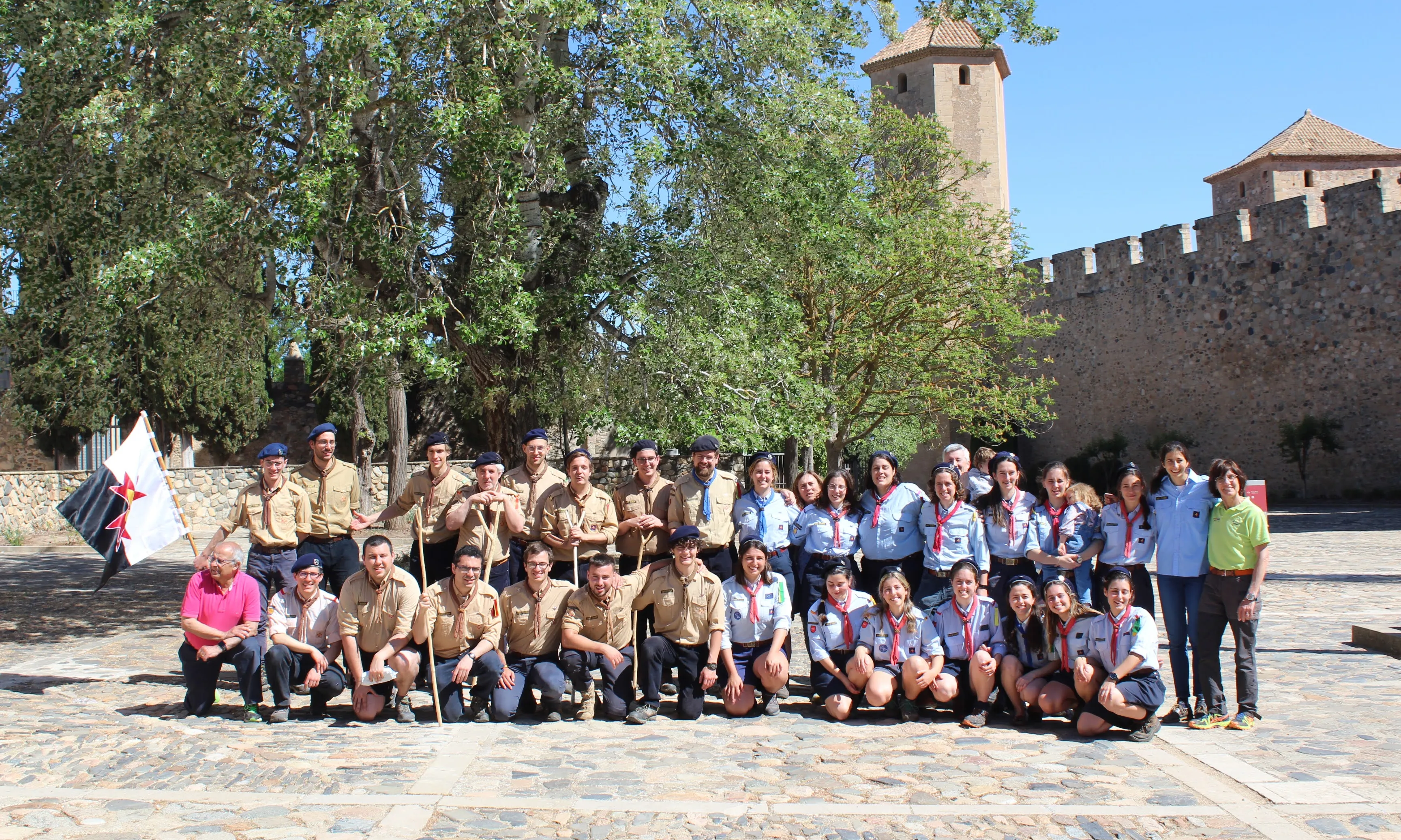 Guies i Scouts d'Europa,al monestir de Poblet