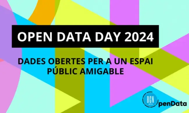 Cartell de la jornada 'Open Data Day 2024'. Font: Iniciativa Barcelona Open Data.